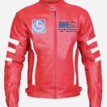 Custom Protective Gear Red Motorcycle Jacket