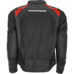 Custom Red And Black Racing Leather Jacket - Image 2
