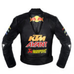 Custom Red bull KTM Motorcycle Racing Leather Jacket - Image 2