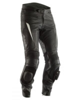 Custom White And Black Motorcycle Riding Pant