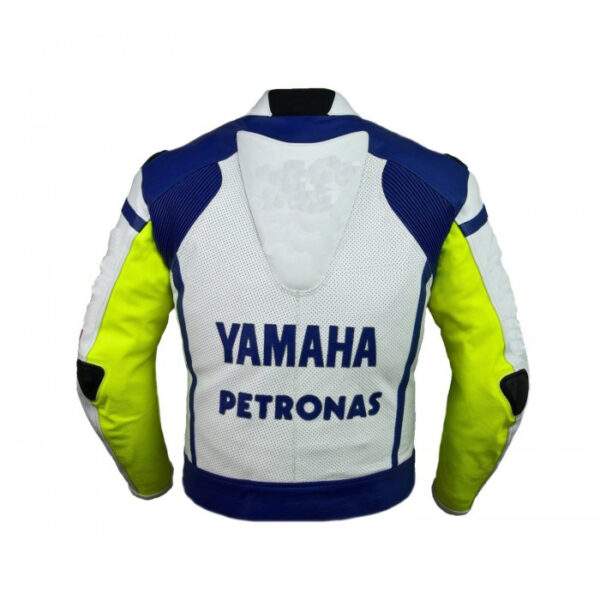 Custom Yamaha Fiat Motorbike Racing Leather Jacket - Image 2