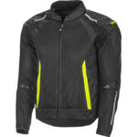 Custom Yellow And Black Racing Leather Jacket