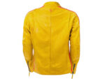 Custom Yellow And Red Motorcycle Racing Jacket - Image 2