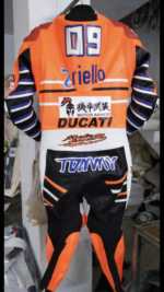 Ducati Apex Motorbike Racing Leather Suit Ce Approved - Image 2