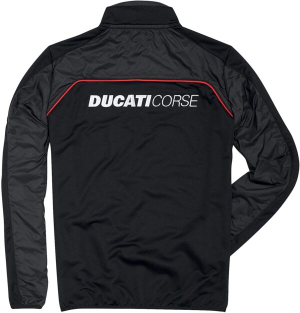 Ducati Black And Grey Motorcycle Jacket - Image 2