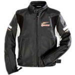 Ducati Black And White Eagle Motorcycle jacket