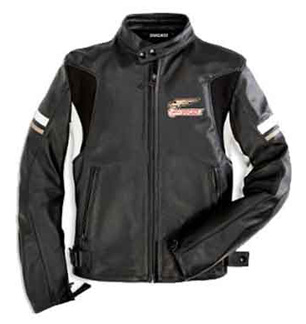 ducati-black-and-white-eagle-motorcycle-jacket.jpg Ducati Black And White Eagle Motorcycle jacket - Image 1