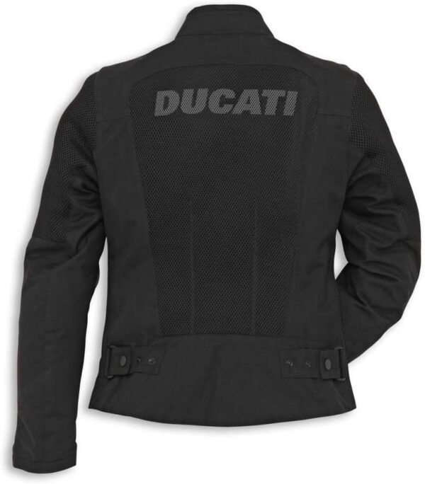 Ducati Black Color Riding Motorcycle Jacket - Image 2