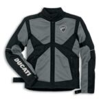 Ducati Black & Grey Motorcycle Leather Jacket
