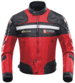 Duhan Red And Black Motorcycle Jacket