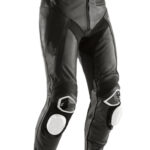 Custom Man Black And White Motorcycle Leather Racing Pants