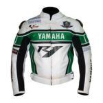 Yamaha Racing Motorcycle Moto GP Speed Hump Leather Jacket