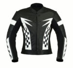 Genuine Leather Black Motorcycle Armour Jacket