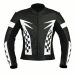 Genuine Leather Black Motorcycle Armour Jacket