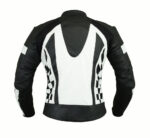 Genuine Leather Black Motorcycle Armour Jacket - Image 2