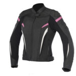 GP Plus Pink And Black Motorcycle Jacket