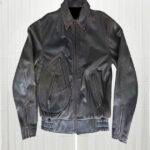 Harley Davidson Black Distressed Leather Jacket