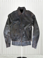 Harley Davidson Black Distressed Leather Jacket
