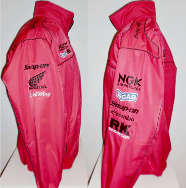 Honda Black And Red Gold Wing Wind Breaker jacket - Image 3