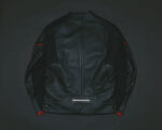 Honda Black And Red Motorcycle Racing Leather Jacket - Image 3