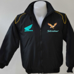 Honda black And turquoise Shadow Wind Breaker jacket