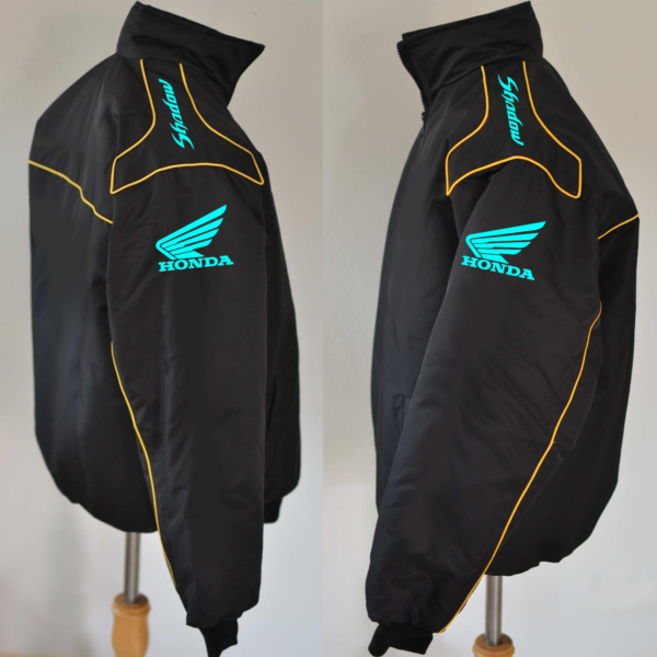 Honda black And turquoise Shadow Wind Breaker jacket - Image 3