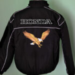 Honda Black And White Wind Breaker Jacket - Image 2