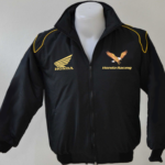 Honda Black & Gold Wind Breaker Jacket