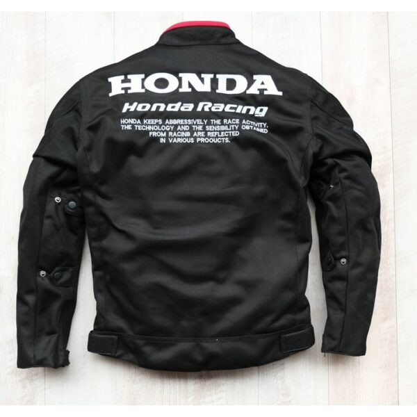 HONDA Black motorcycle racing jacket - Image 2