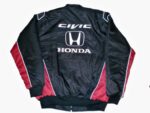 Honda Civic Red & black Color Wind Breaker Jacket - Image 2