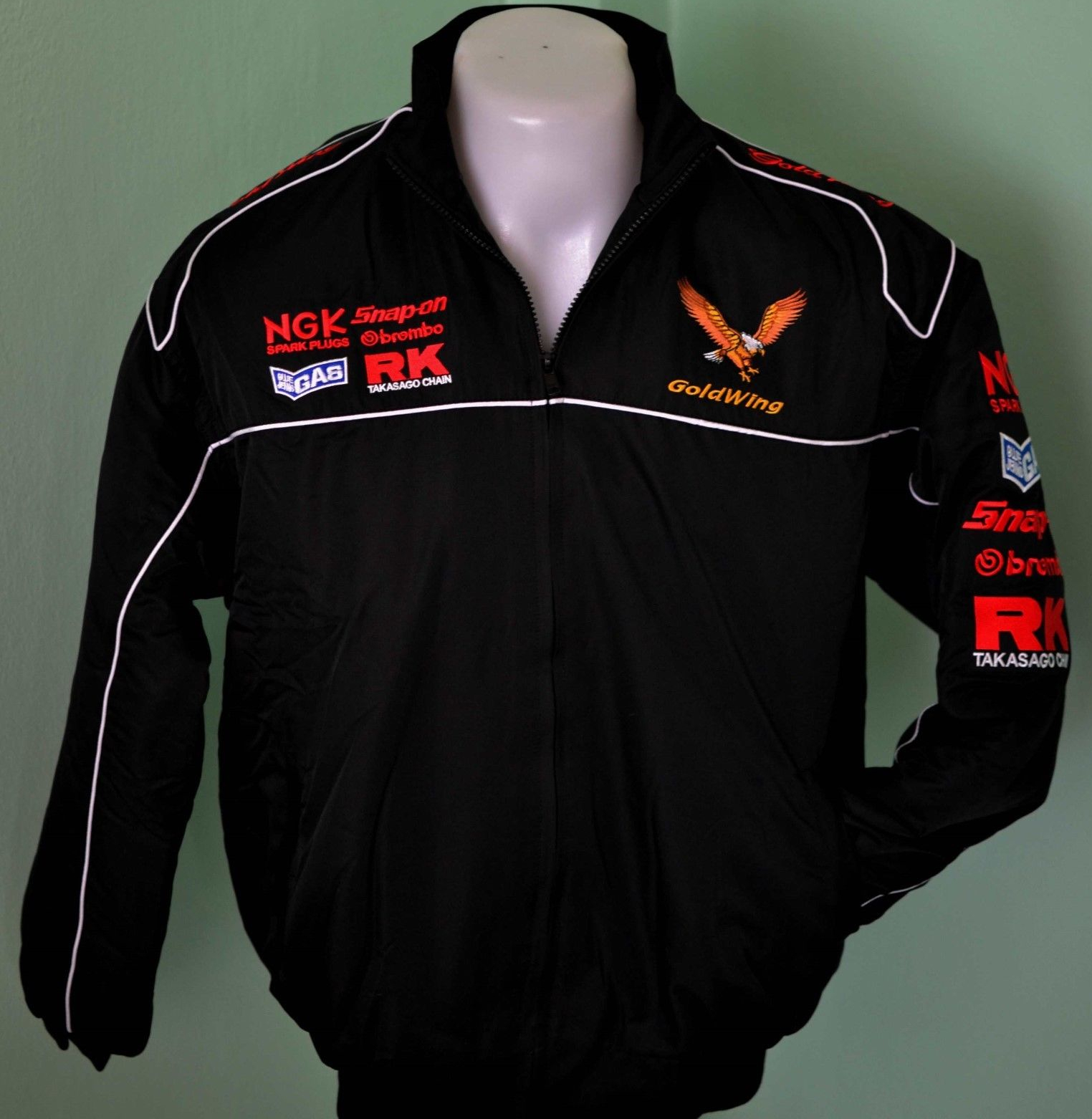 honda-gold-wing-black-jacketa.jpg Honda Gold Wing Black Wind Breaker Jacket - Image 1