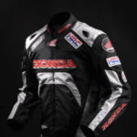 HONDA HRC Black And Grey Motorcycle Jacket