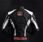 HONDA HRC Black And Grey Motorcycle Jacket - Image 2