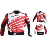 Honda Racing Motorcycle Leather Jacket