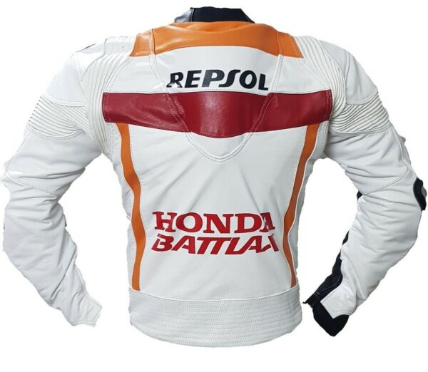 HONDA Repsol Motorbike Leather Jacket - Image 2