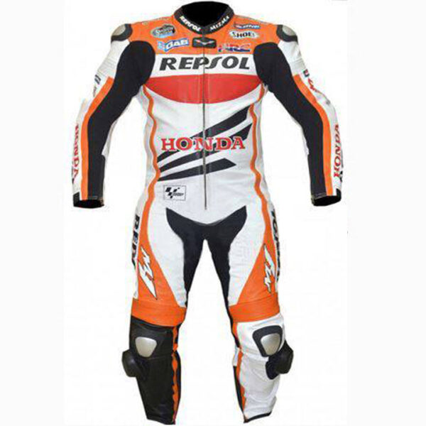 HONDA Repsol Motorbike Racing Leather Suit - Image 2
