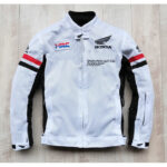 HONDA White motorcycle racing jacket