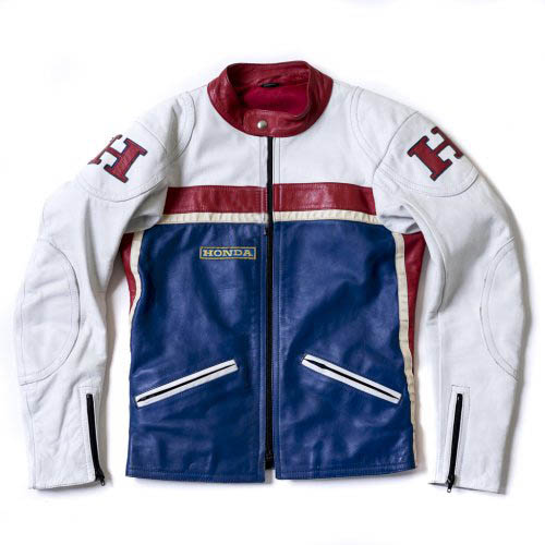honda-white-red-and-blue-motorcycle-jacket-1.jpg Honda White Red And Blue Motorcycle Jacket - Image 1