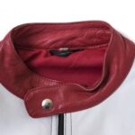 Honda White Red And Blue Motorcycle Jacket - Image 6