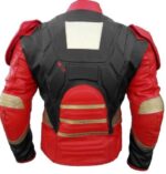 Iron Man Motorcycle Sport Racing Leather Jacket - Image 2
