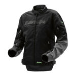 Kawasaki Black Motorcycle Riding Jacket