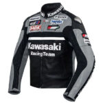 Kawasaki Gray Motorcycle safety Pads Jacket Jacket - Image 3