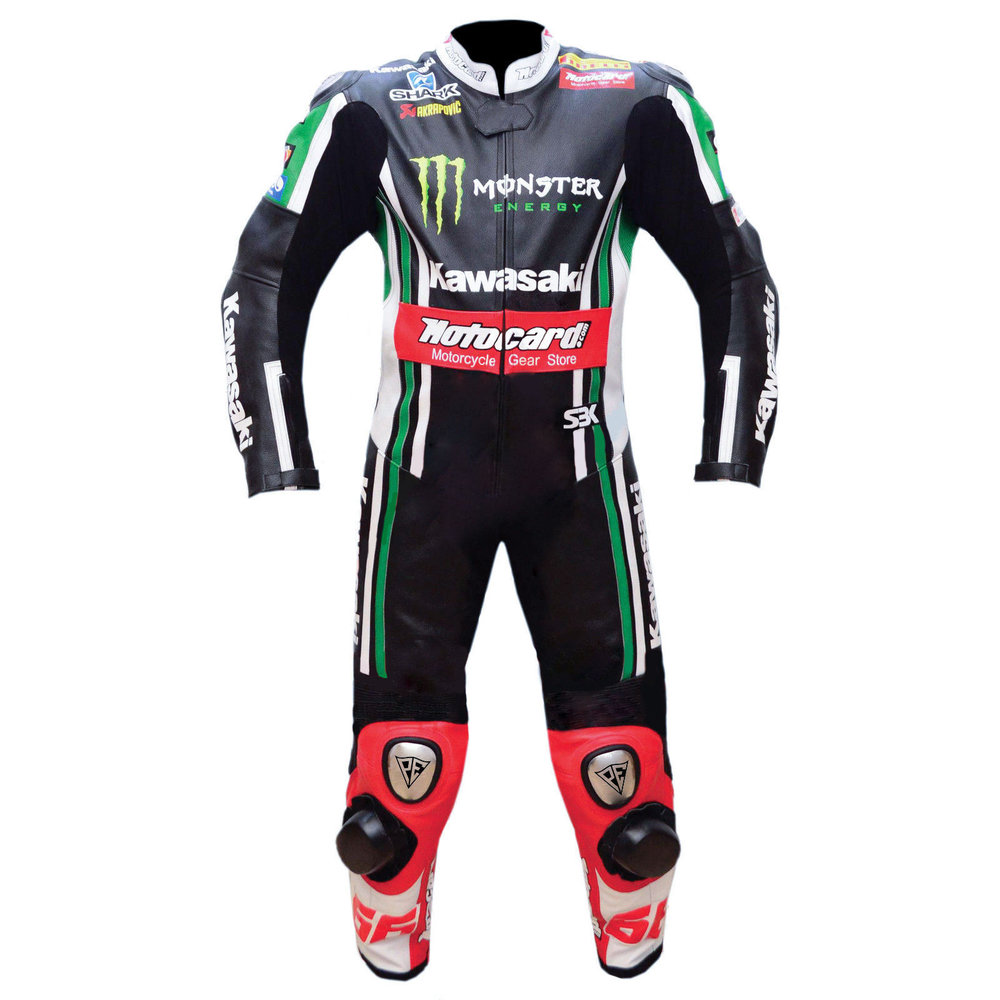 kawasaki-motorbike-men-leather-suit-1.jpg KAWASAKI Motorbike Men Leather Suit - Image 1