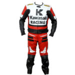 KAWASAKI Motorcycle Men Leather Suit