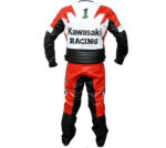 KAWASAKI Motorcycle Men Leather Suit - Image 3