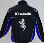 Kawasaki Purple And Black Wind Breaker Jacket - Image 2