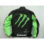 Kawasaki Racing Motorcycle black Jacket - Image 2