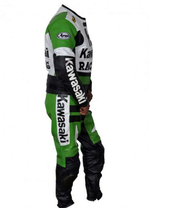 KAWASAKI Racing Motorcycle Leather Suit - Image 3