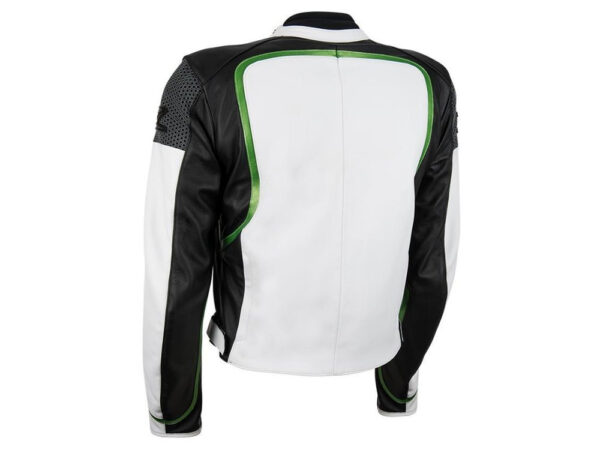 Kawasaki Z Motorcycle Jacket Black And White - Image 2