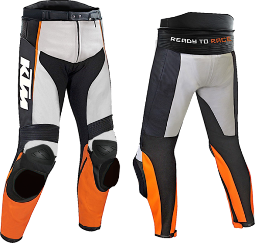 ktm-motorcycle-rider-leather-pant.png KTM Motorcycle Rider Leather Pant - Image 1